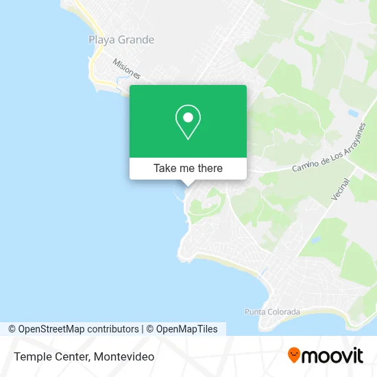 Temple Center map