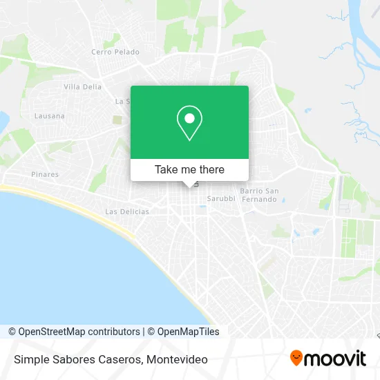 Simple Sabores Caseros map