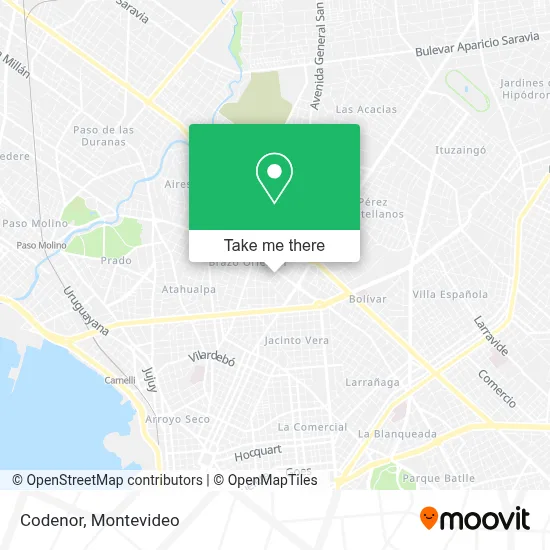 Codenor map