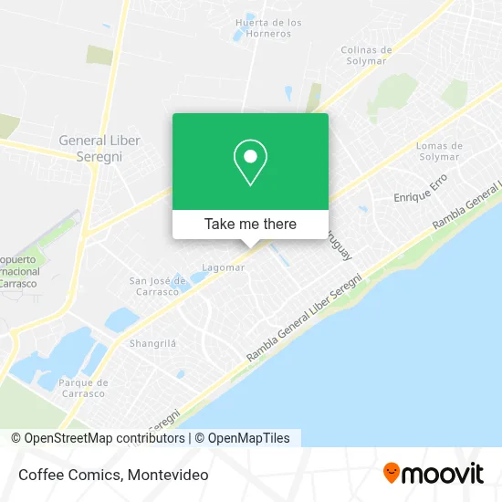 Coffee Comics map