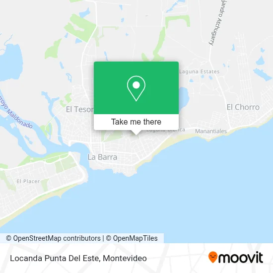 Locanda Punta Del Este map
