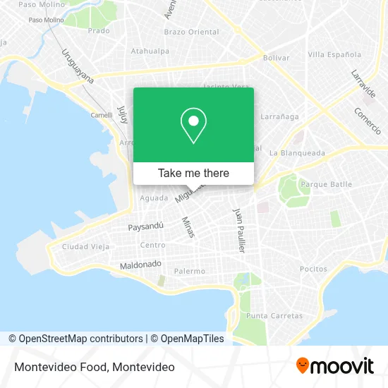 Montevideo Food map