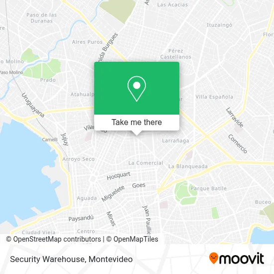 Security Warehouse map