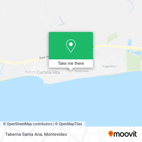 Taberna Santa Ana map