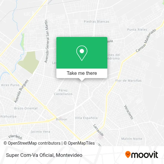 Super Com-Va Oficial map