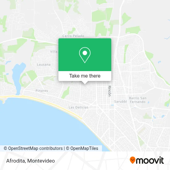 Afrodita map