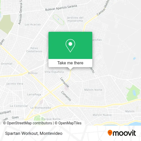 Spartan Workout map