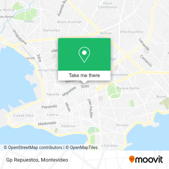 Gp Repuestos map