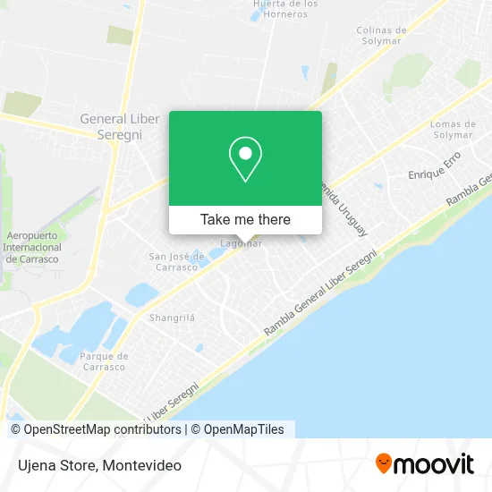 Ujena Store map