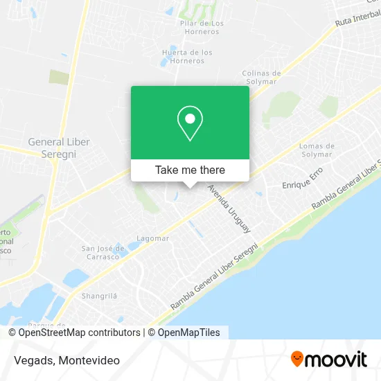 Vegads map
