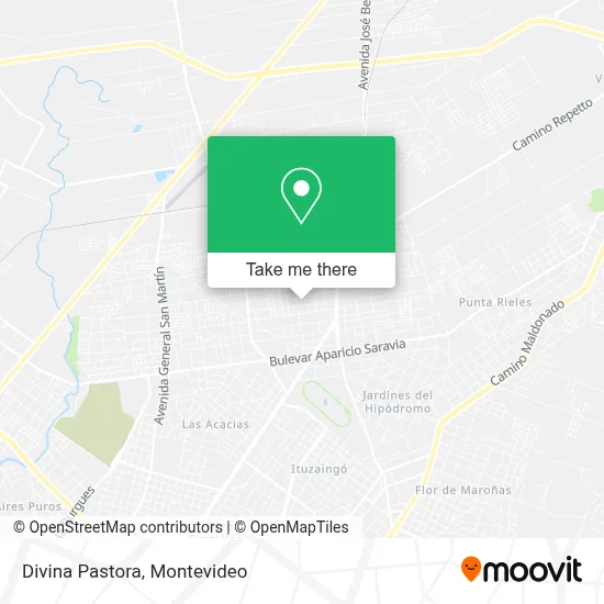 Divina Pastora map