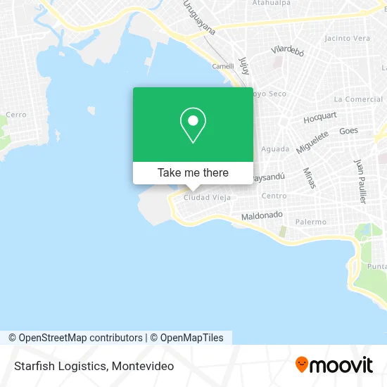 Starfish Logistics map