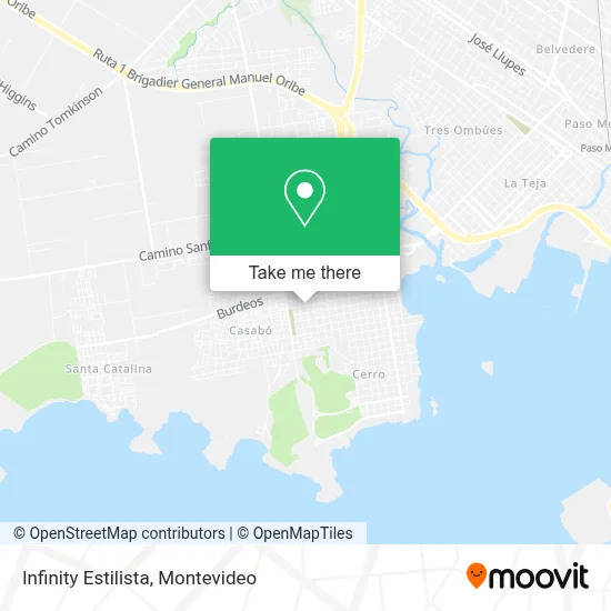 Infinity Estilista map