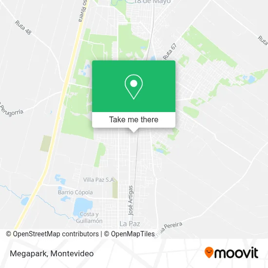 Megapark map