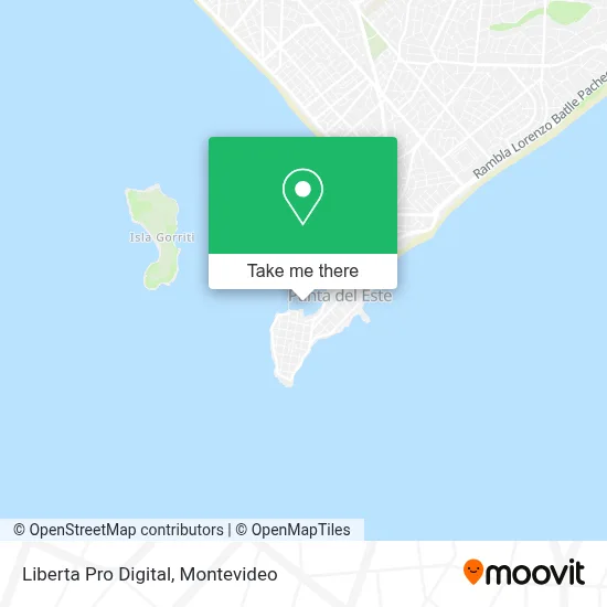 Liberta Pro Digital map
