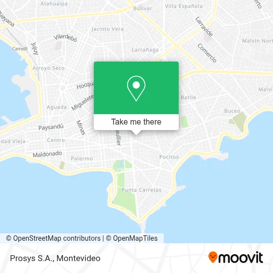 Prosys S.A. map