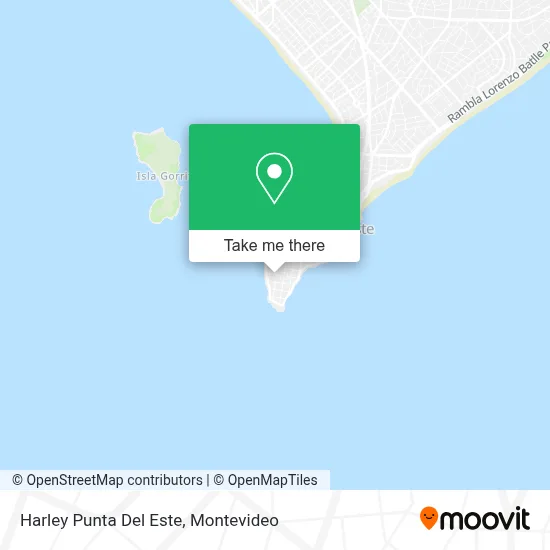 Harley Punta Del Este map