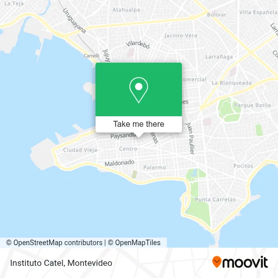 Instituto Catel map