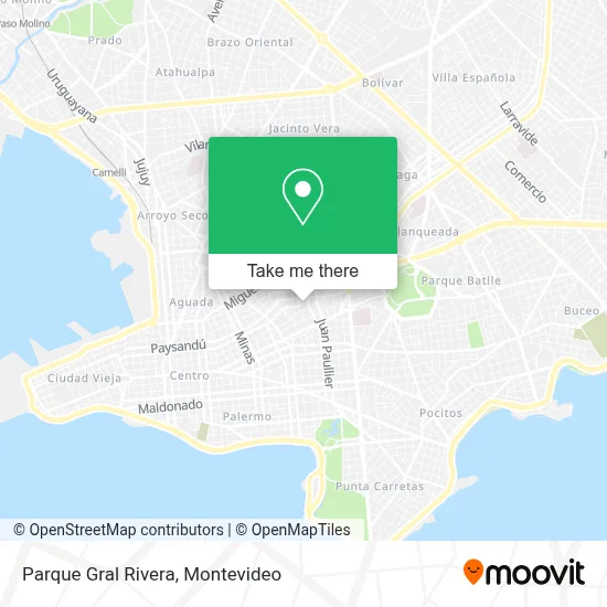 Parque Gral Rivera map