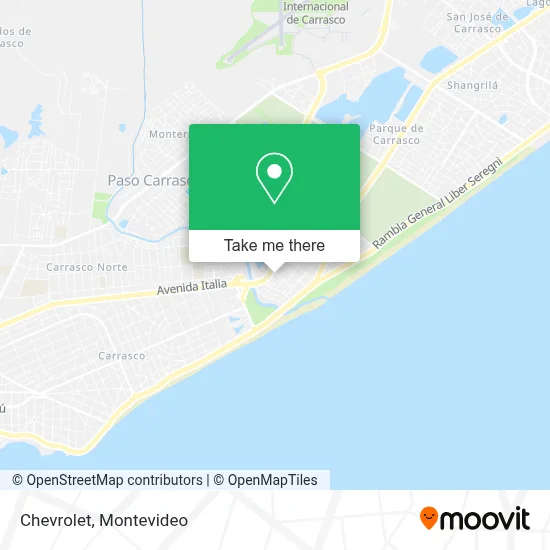 Chevrolet map