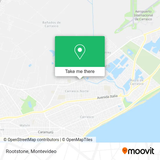 Rootstone map