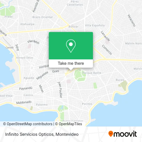 Infinito Servicios Opticos map