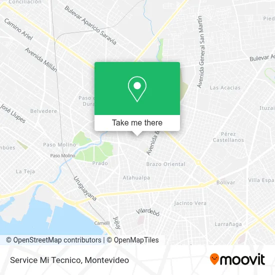 Service Mi Tecnico map