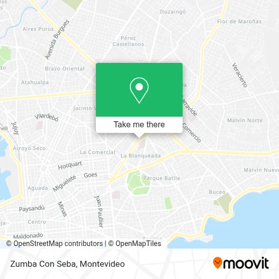 Zumba Con Seba map