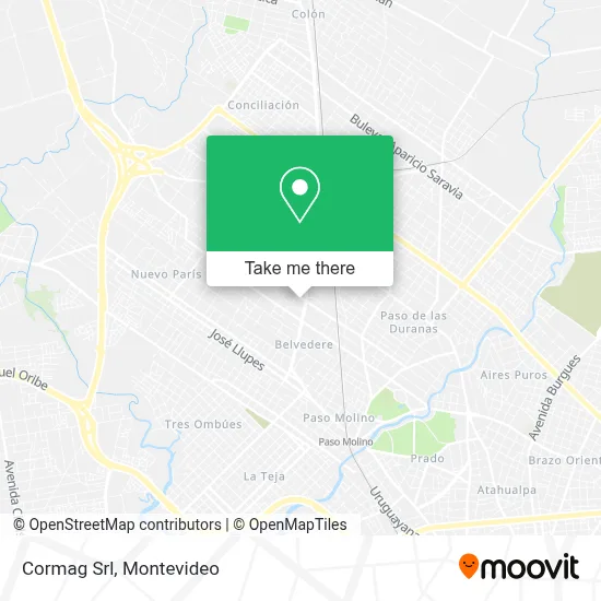 Cormag Srl map