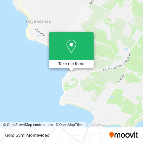 Gold Gym map