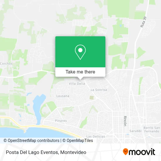 Posta Del Lago Eventos map