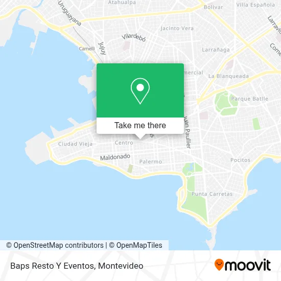 Baps Resto Y Eventos map