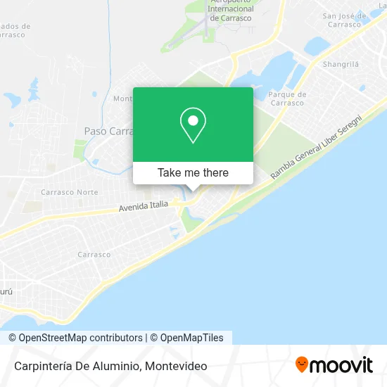 Carpintería De Aluminio map