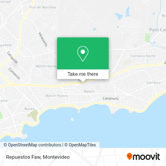 Repuestos Faw map