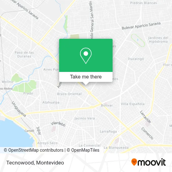 Tecnowood map