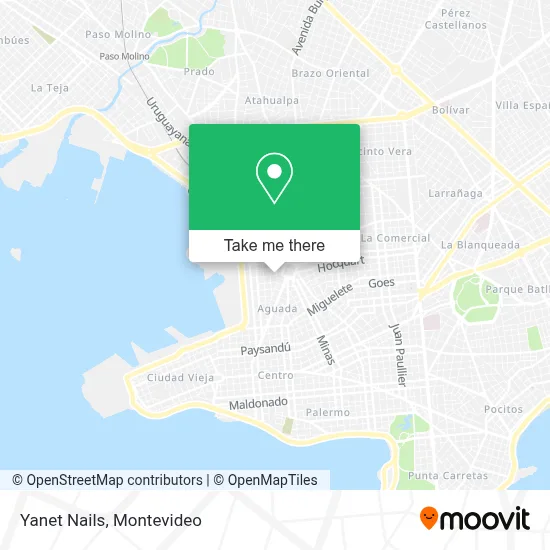 Yanet Nails map