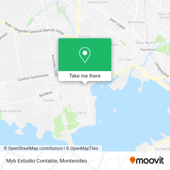 Myb Estudio Contable map