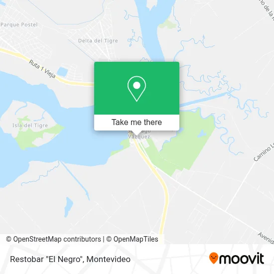 Restobar "El Negro" map
