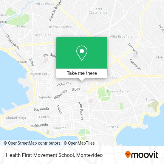 Health First Movement School map