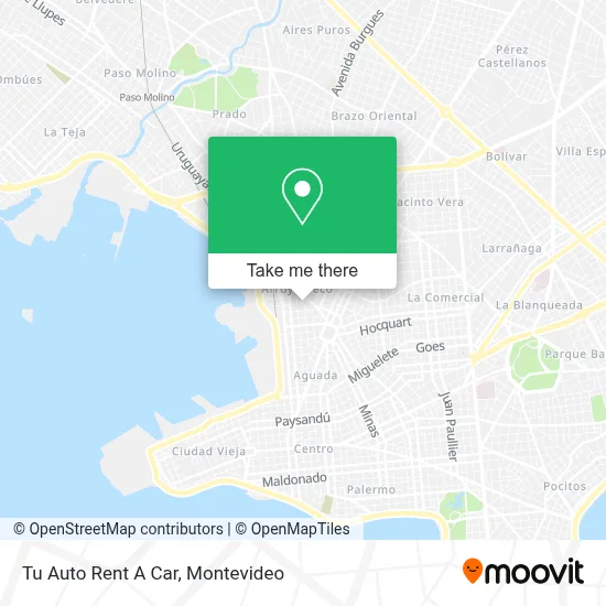 Tu Auto Rent A Car map