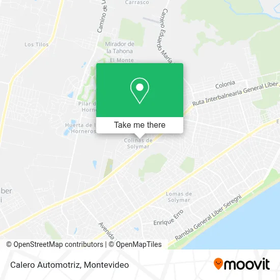 Calero Automotriz map