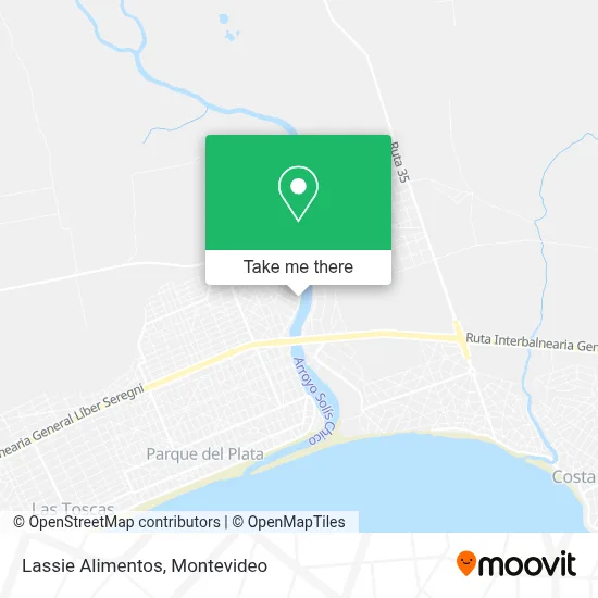 Lassie Alimentos map