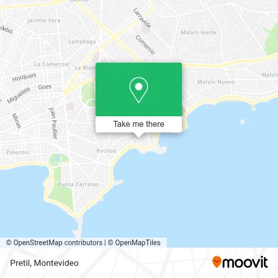 Pretil map