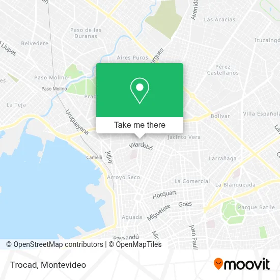 Trocad map