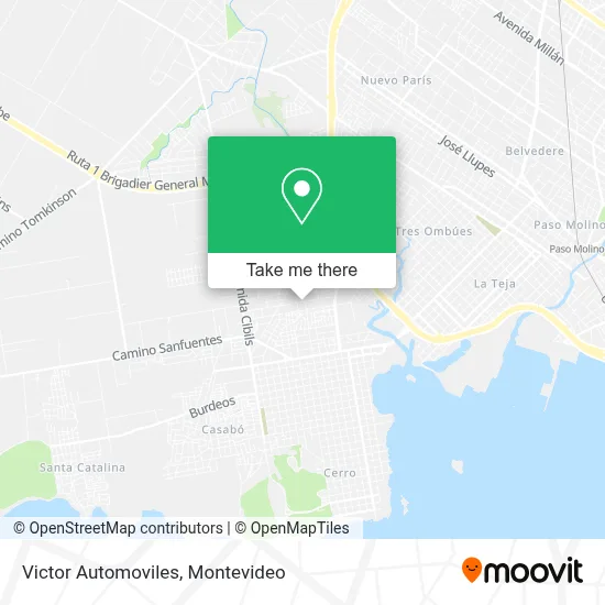 Victor Automoviles map