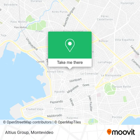 Altius Group map