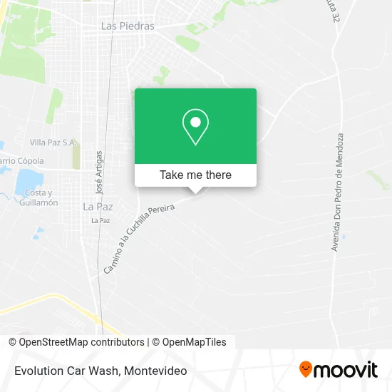 Evolution Car Wash map