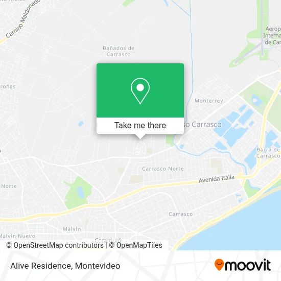 Alive Residence map
