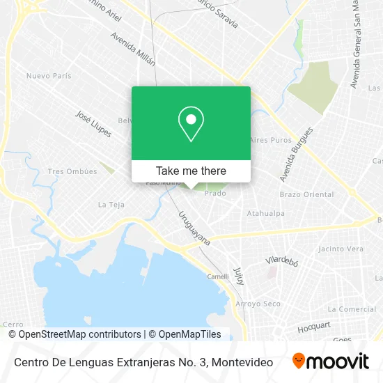 Centro De Lenguas Extranjeras No. 3 map