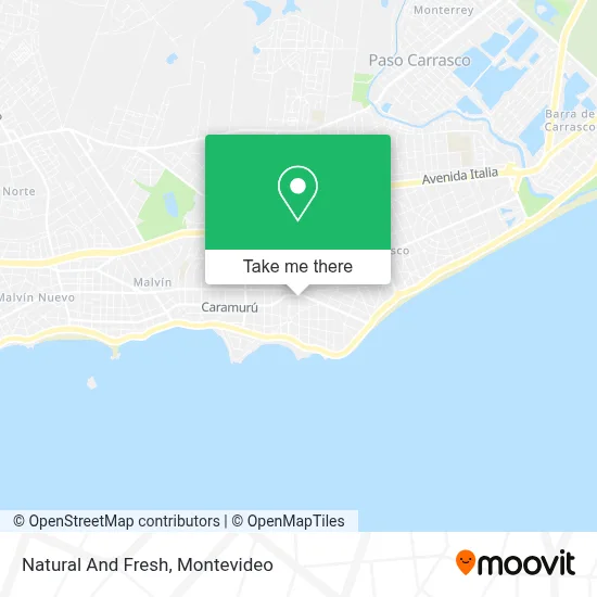 Natural And Fresh map